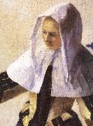 VERMEER VAN DELFT, Jan Young Woman with a Water Jug (detail) r USA oil painting reproduction